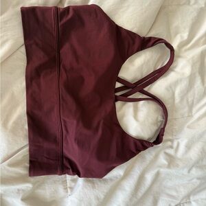 lululemon athletica Burgundy Bra